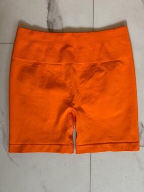 Orange Workout Shorts